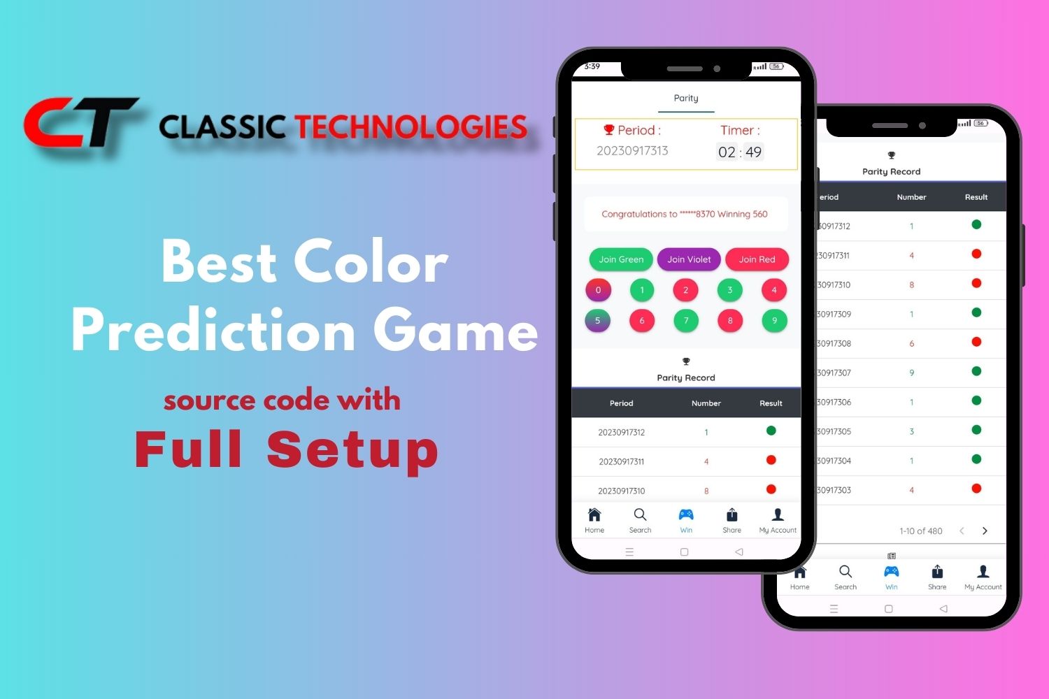 Color Prediction Game Source Code With Full Setup