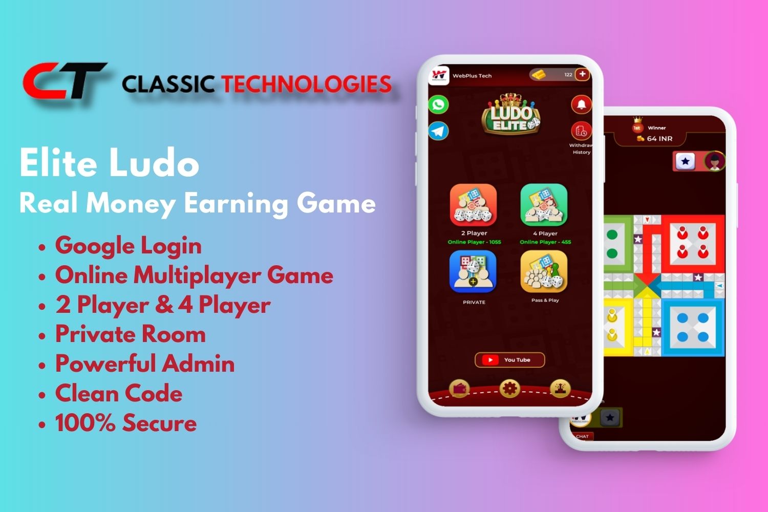 Elite Ludo Real Money Earning Android App | Mobile